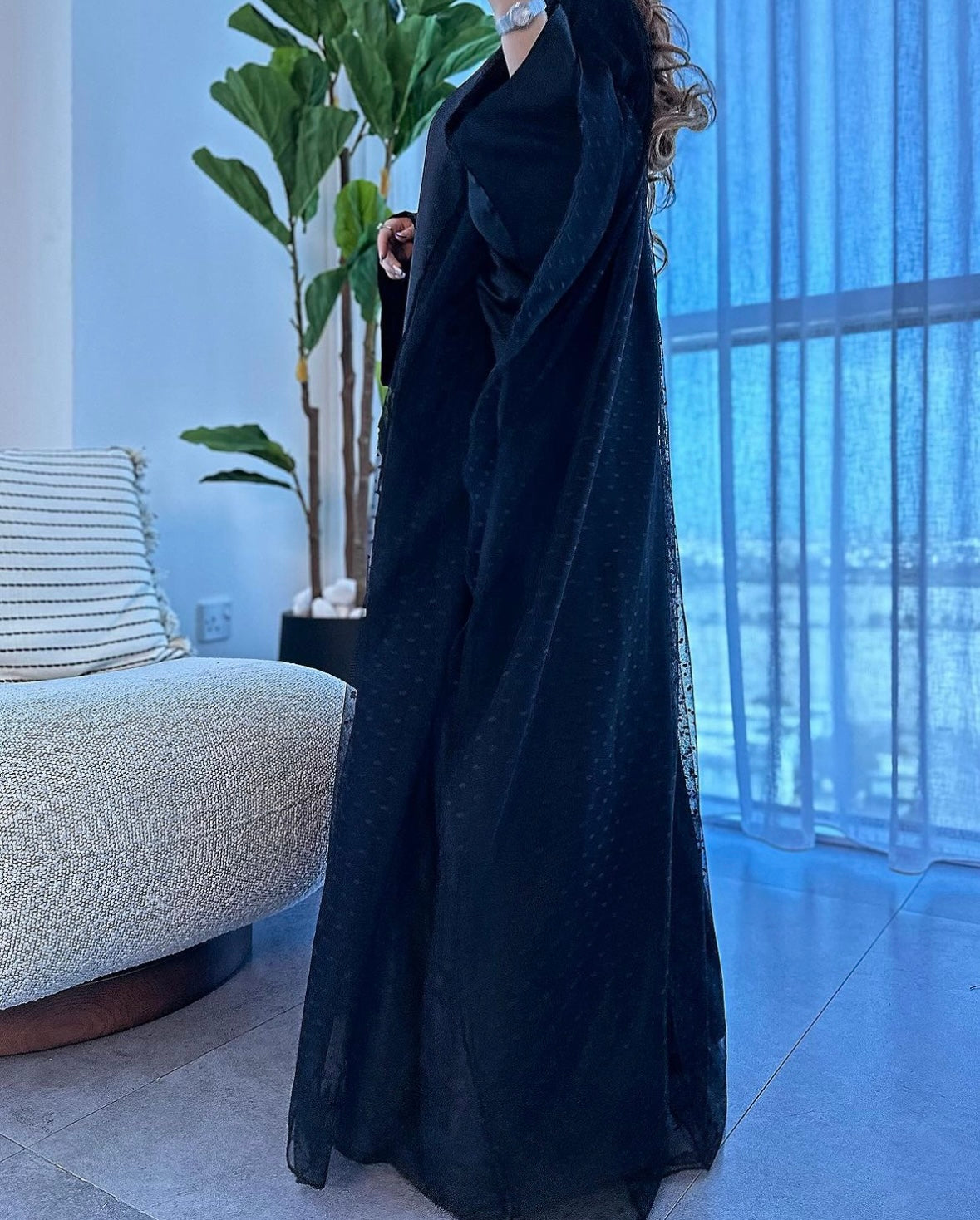 AlHeiba Black Abaya