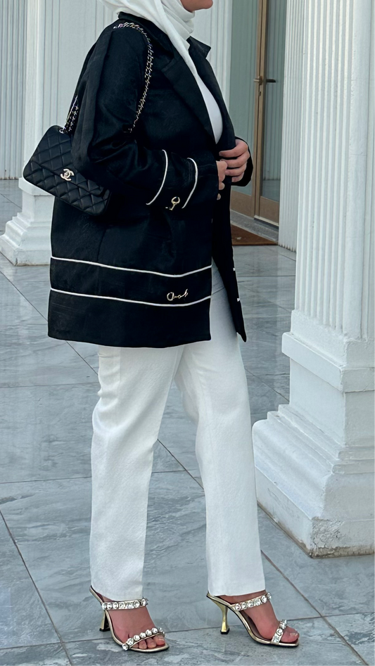 Black Chain Blazer