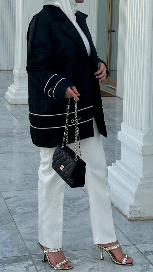 Black Chain Blazer