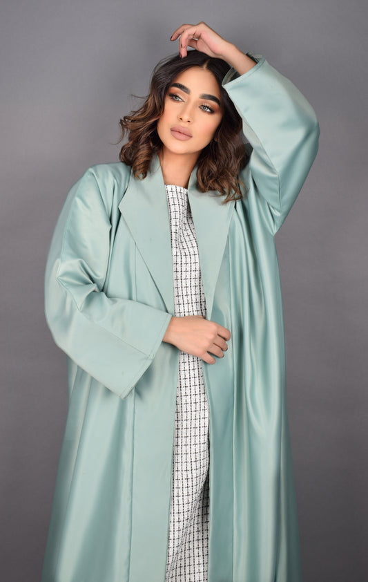 Satin Pastel Abaya