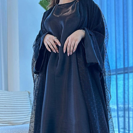 AlHeiba Black Abaya