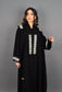 embroidered Black Abaya