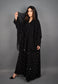 Silver Stars Black Abaya