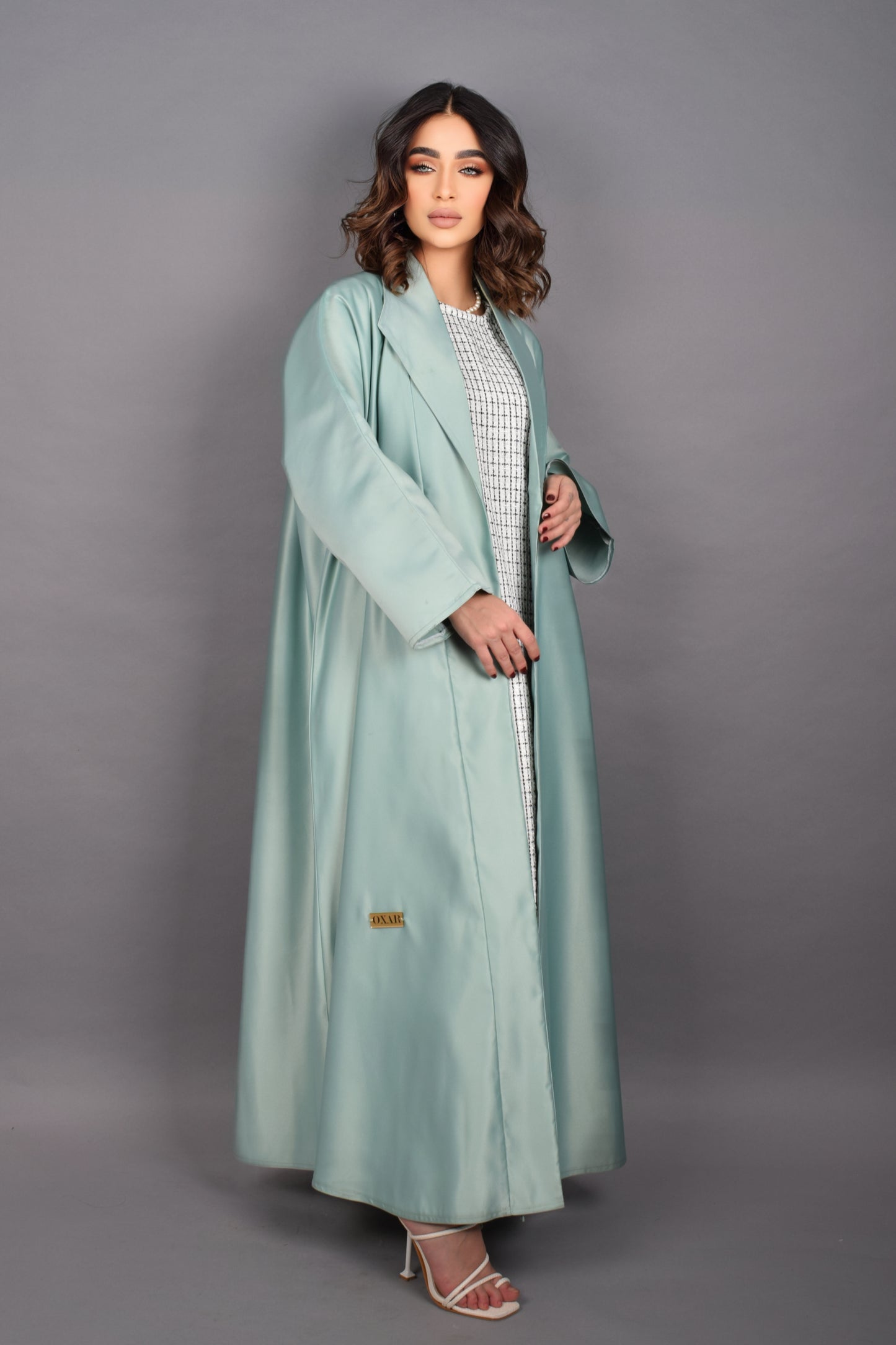 Satin Pastel Abaya