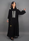embroidered Black Abaya