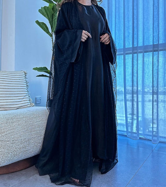 AlHeiba Black Abaya