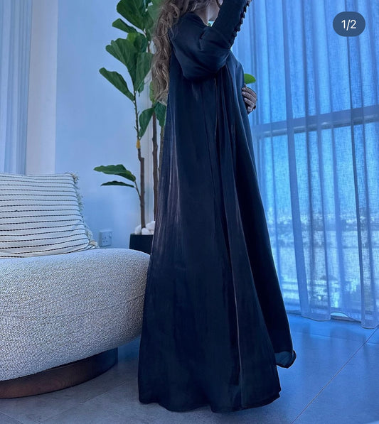 Crystal Black Abaya