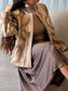 Detailed Beige wool Blazer