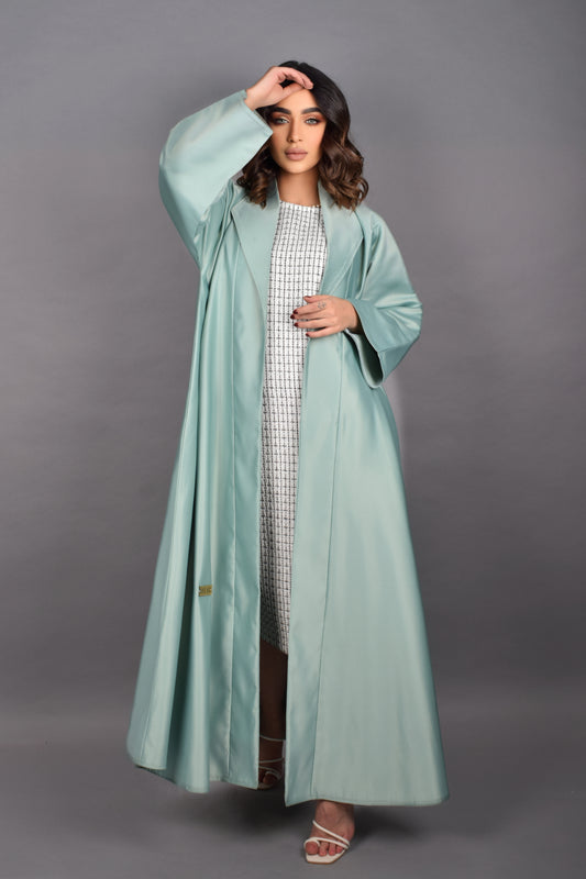 Satin Pastel Abaya