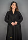 Chamois Black Abaya